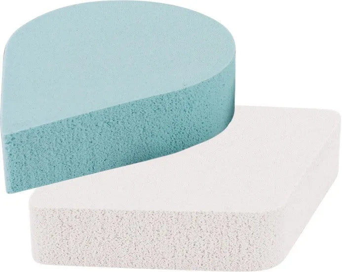 TOP CHOICE Teardrop makeup sponges (38457) 1 pak. - 2 vnt. - spalvų mišinys - Kosmetika