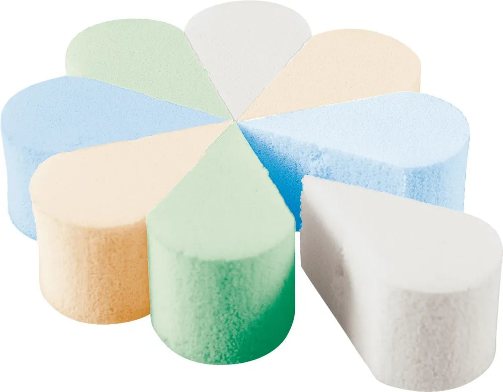 TOP CHOICE Teardrop makeup sponges (38464) 1 pak. - 8 vnt. - spalvų mišinys - Kosmetika