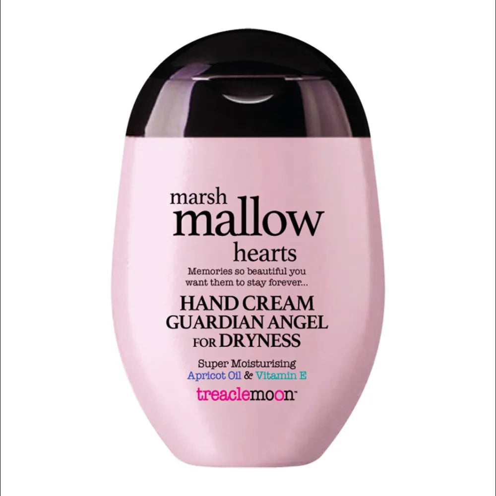 TREACLEMOON Marshmallow Hearts Drėkinantis Rankų Kremas Abrikosų Aliejus ir Vitaminas E 75ml - Kosmetika