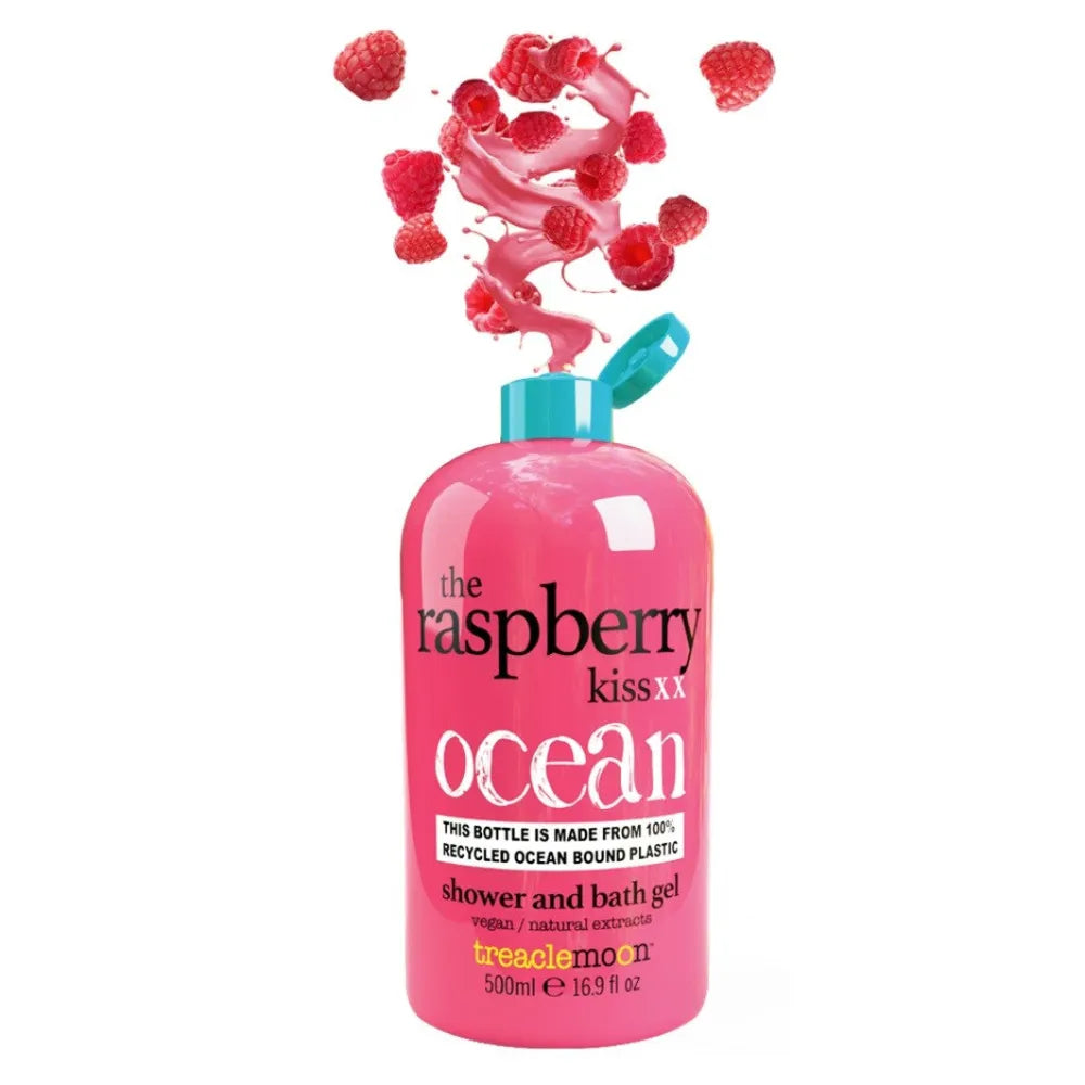TREACLEMOON The Raspberry Kiss Dušo Gelis ir Vonios Ocean 500ml - Kosmetika