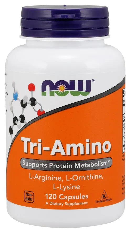 Tri-Amino - 120 caps - NOW Foods - Papildai