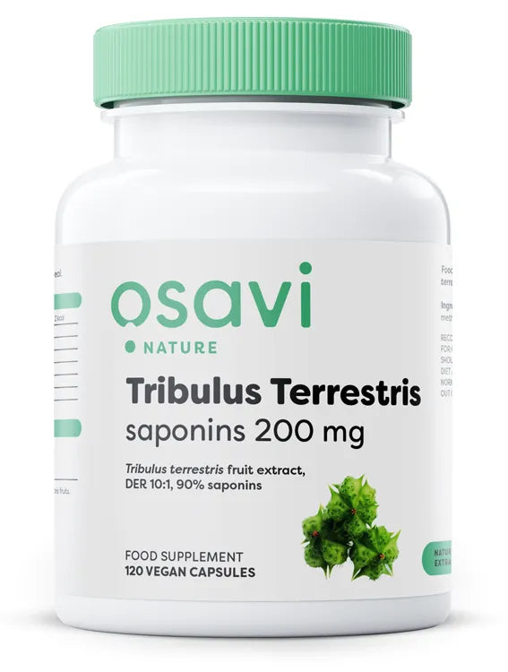 Tribulus Terrestris Saponins 200mg - 120 vegan caps - Osavi - Papildai