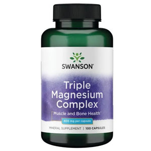 Triple Magnesium Complex - 400 mg - N100 - Swanson - Papildai