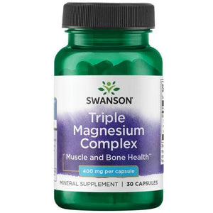 Triple Magnesium Complex - 400 mg - N30 - Swanson - Papildai