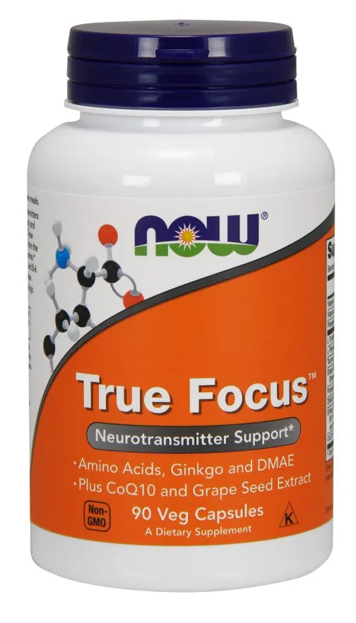 True Focus - 90 vcaps - NOW Foods - Papildai