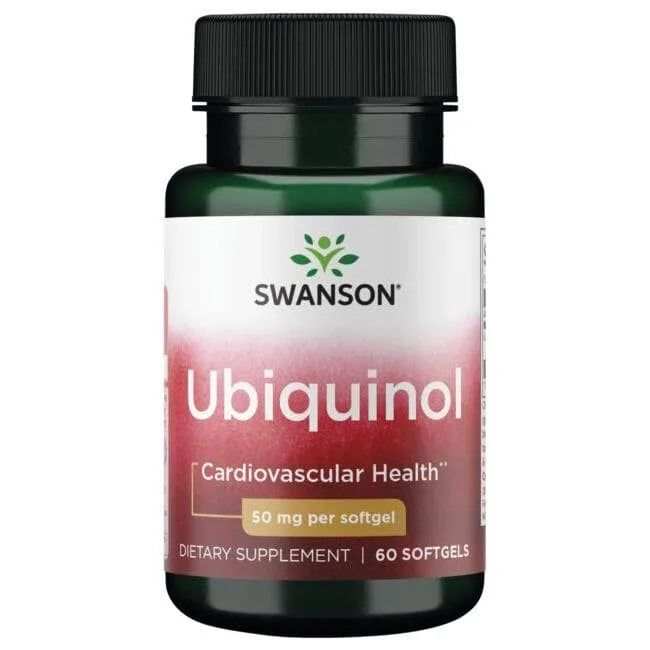 Ubiquinol - 50 mg - N60 - Swanson - Papildai