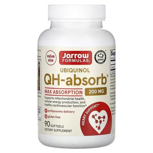 Ubiquinol QH-absorb 200mg - 90 softgels - Jarrow Formulas - Papildai