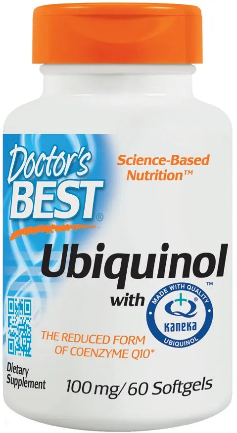Ubiquinol with Kaneka 100mg - 60 softgels - Doctor’s Best - Papildai