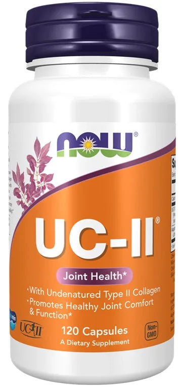UC-II Undenatured Type II Collagen - 120 caps - NOW Foods - Papildai
