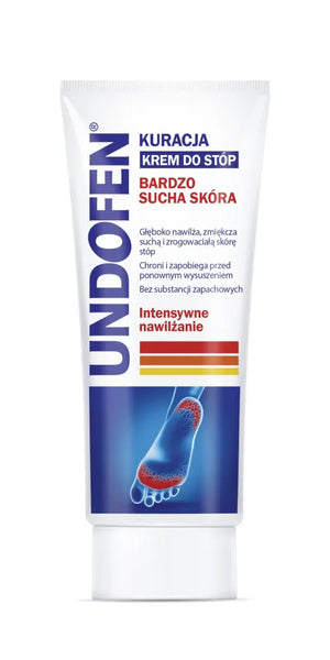 Undofen Cream-treatment for feet Intensyvi drėkinamoji priemonė - labai sausa oda 100ml - Kosmetika