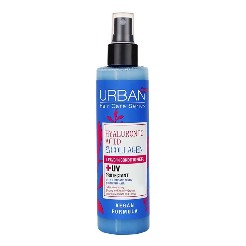 URBAN CARE Hyaluronic Acid & Collagen Spray kondicionierius be gyvybės silpniems ir pažeistiems plaukams 200ml