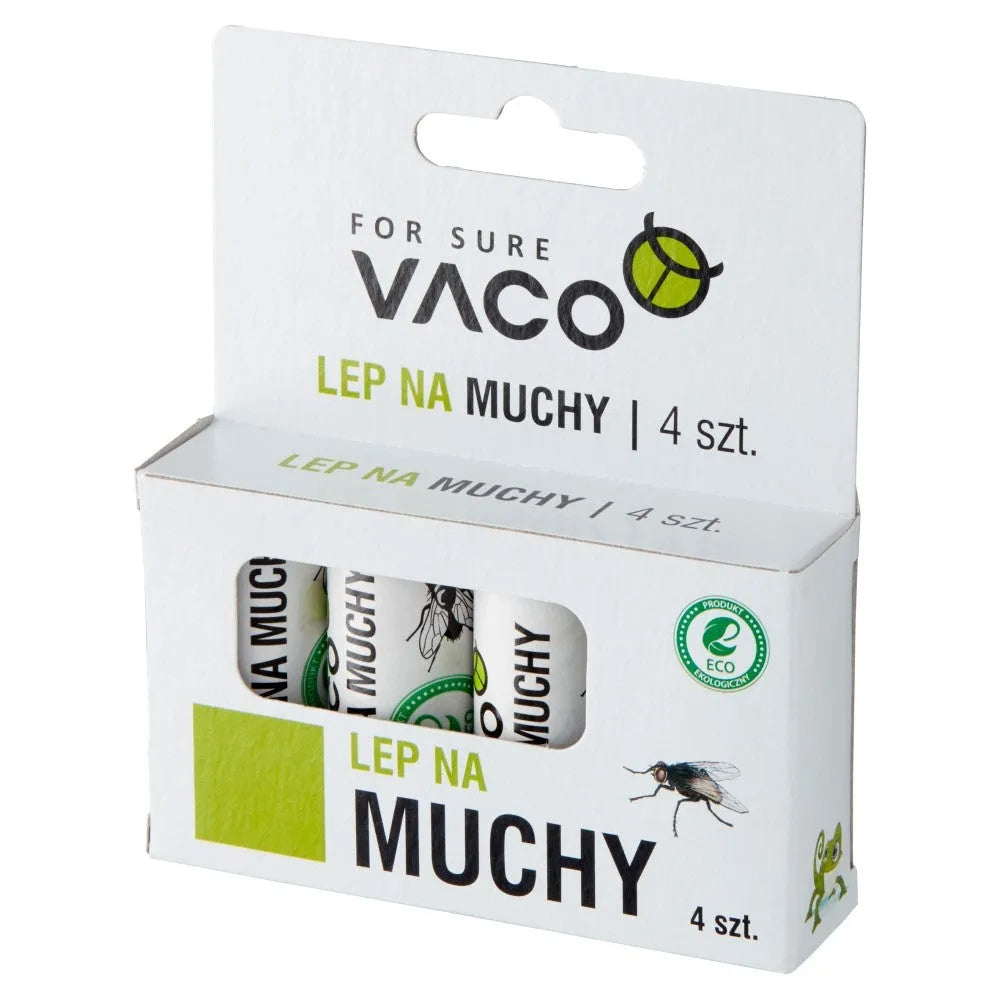 VACO ECO Flypaper - nuo musių dėžutė 1 pakuotė - 4 vnt. - Medicinos ir slaugos prekės