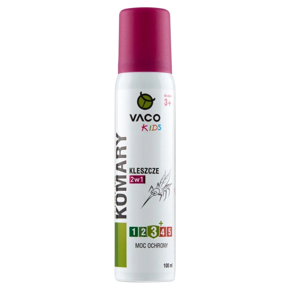 VACO KIDS Uodų ir erkių purškiklis 2in1 100ml - Medicinos slaugos prekės