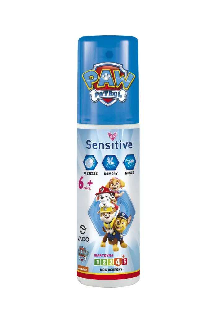 VACO PAW Patrol Apsauga nuo erkių uodų mašalų - skystis 10% 90m - Medicinos ir slaugos prekės