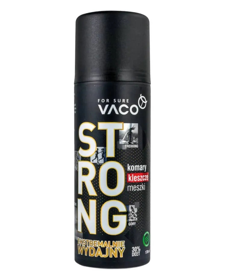 VACO Purškiklis prieš uodus erkes ir mašalus STRONG 170ml - Medicinos slaugos prekės
