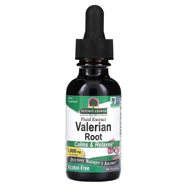 Valerian Root 1000mg - 30 ml - Nature’s Answer - Papildai