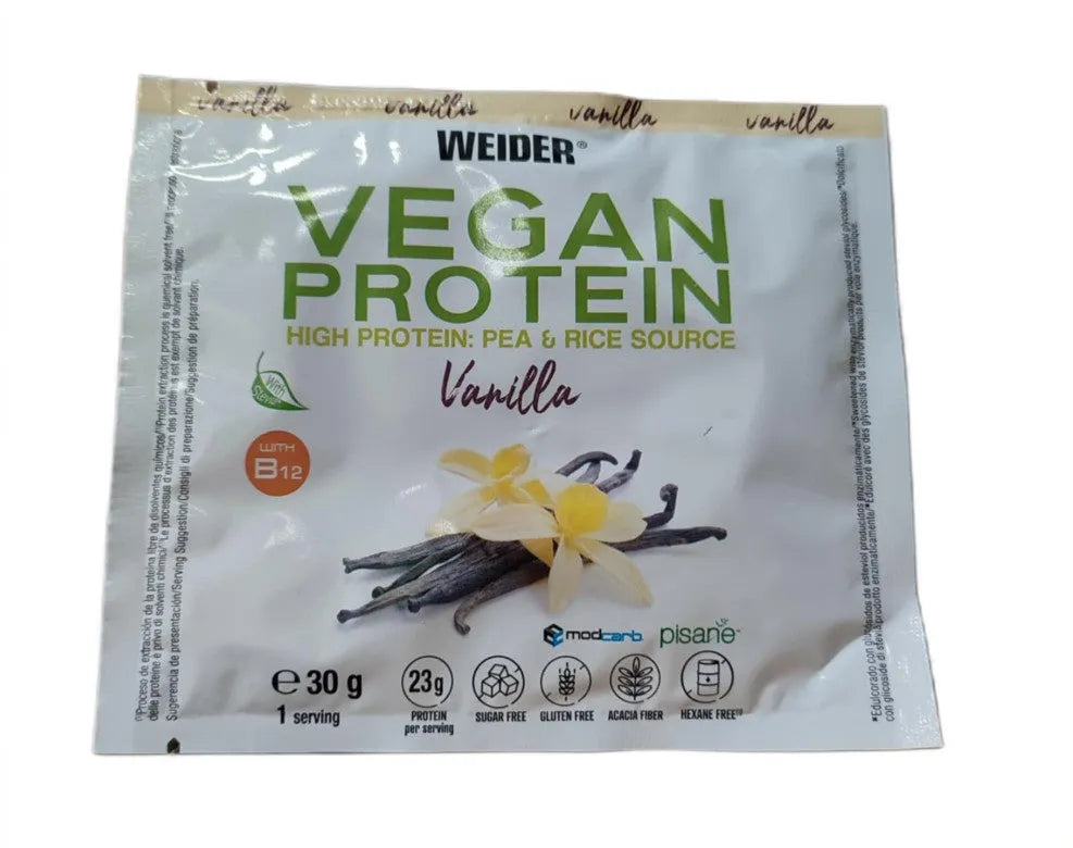 Vegan Protein Vanilla - 30g (1 serving) - Weider - Sporto papildai