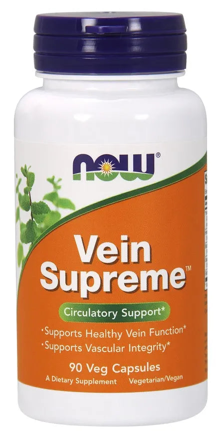 Vein Supreme - 90 vcaps - NOW Foods - Papildai