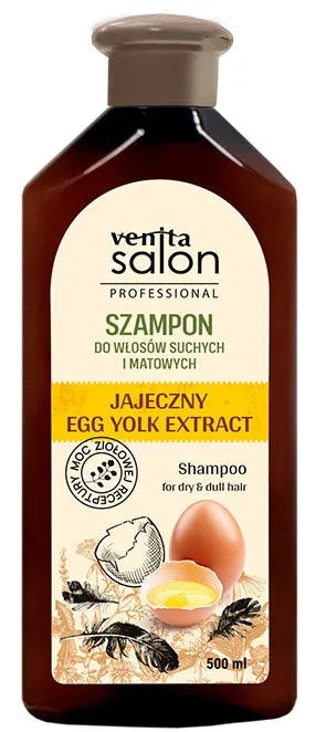 VENITA Salon Professional kiaušinių šampūnas sausiems ir nuobodiems plaukams 500 ml - Kosmetika