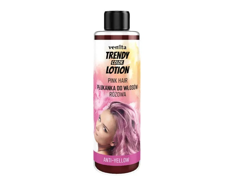 VENITA Trendy Color Lotion Anti-yellow Hair Rinse - Rožinė 200ml - Kosmetika