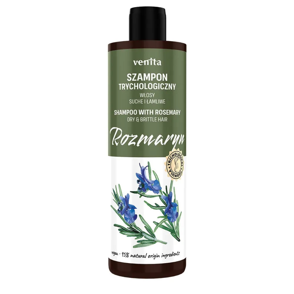 VENITA Trichological Formula Trichologinis šampūnas rozmarinas – sausiems ir trapiems plaukams 300ml - Kosmetika
