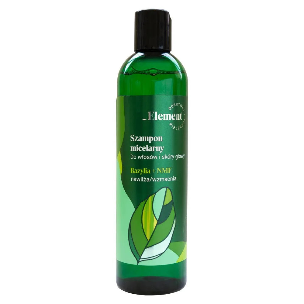Vis Plantis Basil Element Micellar šampūnas plaukams ir galvai su baziliku + NMF 300ml - Kosmetika