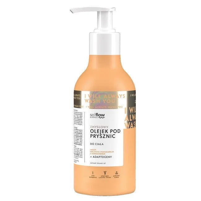 Vis Plantis So!Flow Sensory Shower Oil - sultingo apelsino su kardamono kvapas 400ml - Kosmetika
