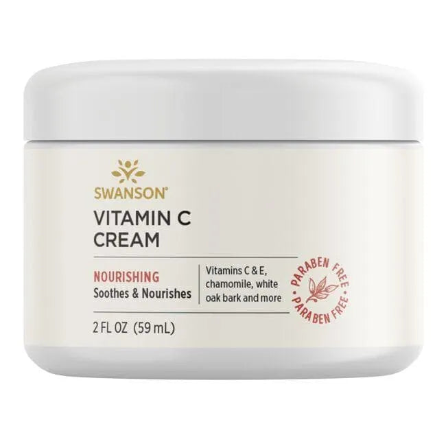 Vitamin C Cream - Kremas odai - 59 ml - Vitamino - Swanson - Kosmetika