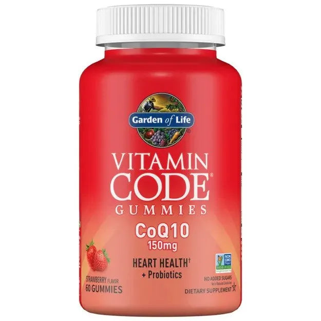 Vitamin Code CoQ10 Gummies Strawberry - 60 - Garden of Life - Papildai