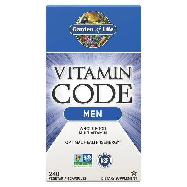 Vitamin Code Men - 240 vcaps - Garden of Life - Papildai