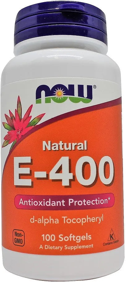 Vitamin E-400 Natural - 100 softgels - NOW Foods - Papildai