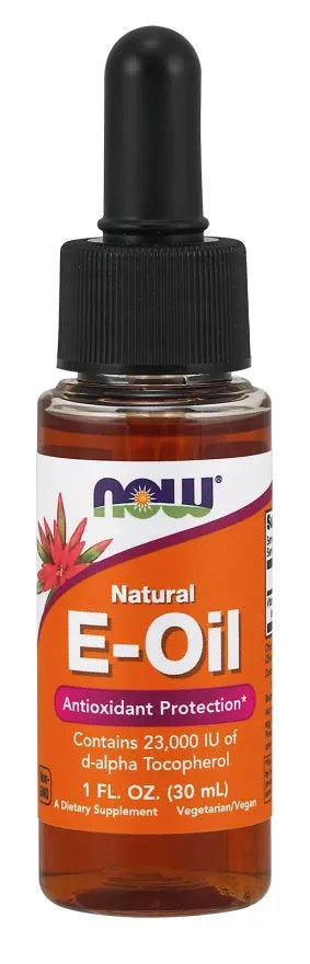Vitamin E-Oil Natural Liquid - 30 ml - NOW Foods - Papildai