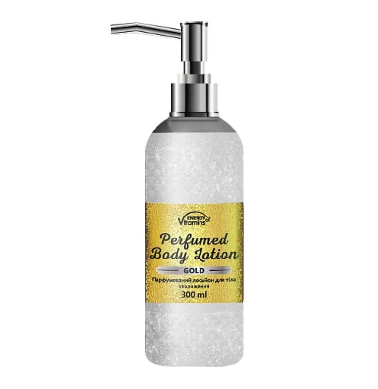 VITAMINŲ ENERGIJA Kvepiantis kūno losjonas Gold 300 ml - Kosmetika