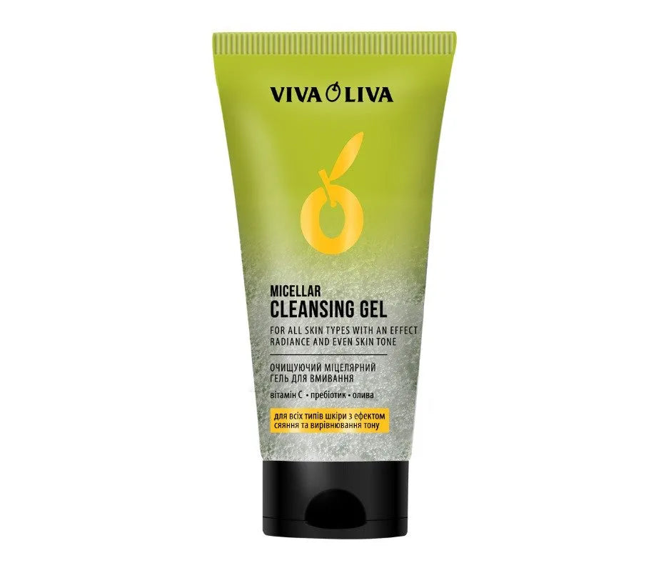 VIVA OLIVA Micellar veido prausiklis gelis - šviesinantis 150ml - Kosmetika