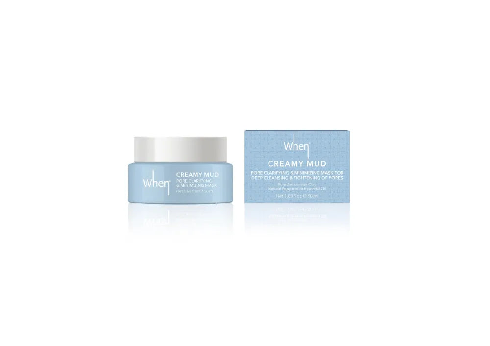 WHEN Creamy Mud Pore Clarifying Minimizing Face Mask 50 ml. - Kosmetika