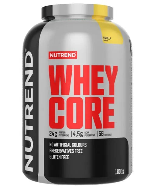 Whey Core Vanilla - 1800g - Nutrend - Sporto papildai