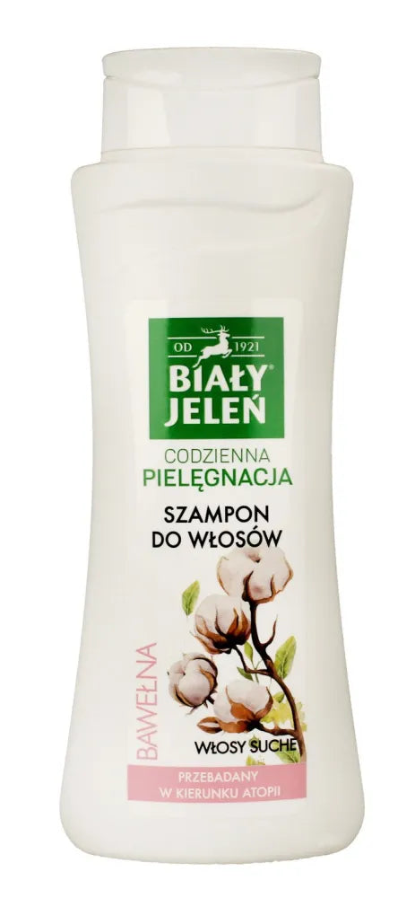White Deer Hipolerginis šampūnas su medvilne 300 ml - Kosmetika