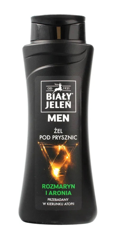 White Deer Men Dušo Gelis Rozmarinas ir Aronia 300ml - Kosmetika