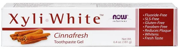 XyliWhite Cinnafresh Toothpaste Gel - 181g - NOW Foods - Higiena