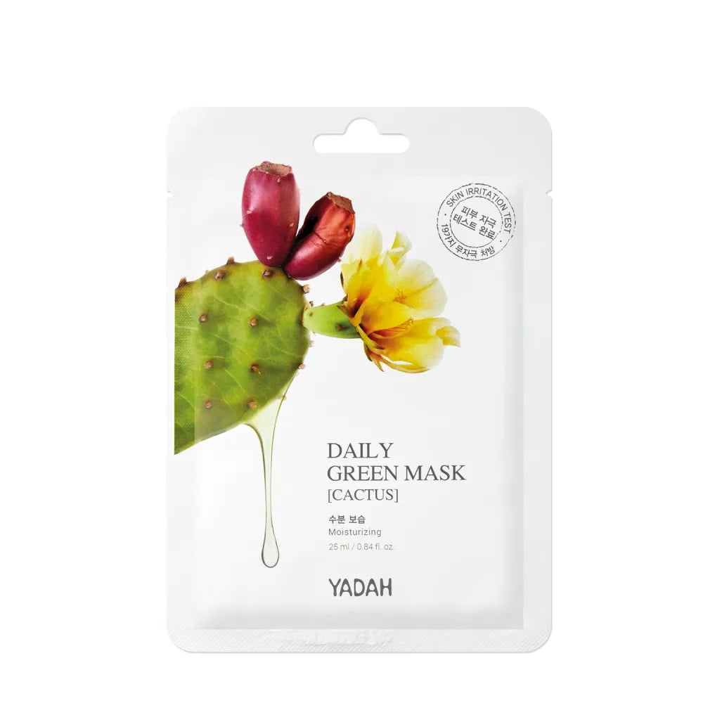 YADAH Daily Green Cactus Sheet Mask 25ml - Kosmetika