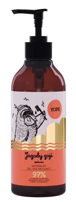 YOPE Shower Gel GOJI BERRIES and CHERRY 400ml - Kosmetika