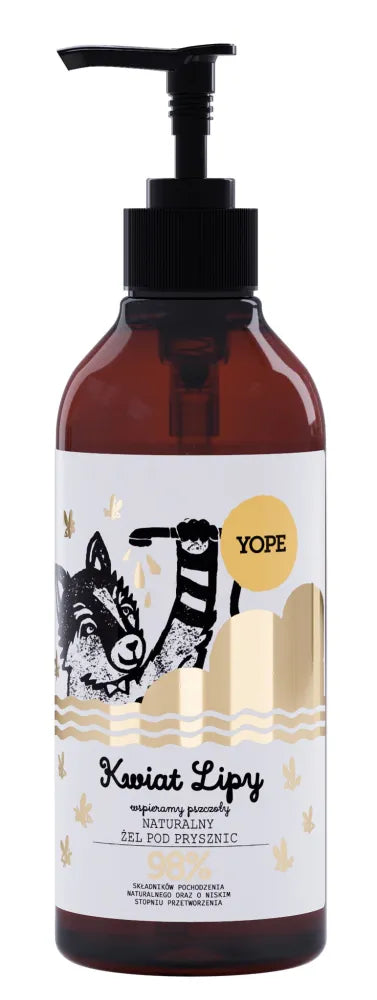 YOPE Shower Gel LINDEN FLOWER 400ml - Kosmetika