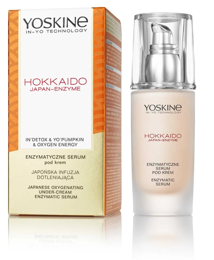YOSKINE Hokkaido Japonija - Enzimų serumas nuo raukšlių su peptidais ir moliūgų enzimais 30 ml - Kosmetika