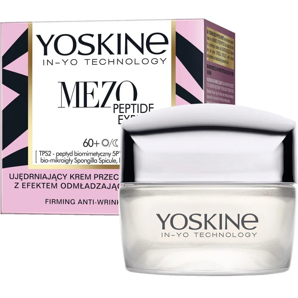 YOSKINE Mezo Peptide Expert Firming Anti-Wrinkle Cream 60+ dienai ir nakčiai 50ml - Kosmetika