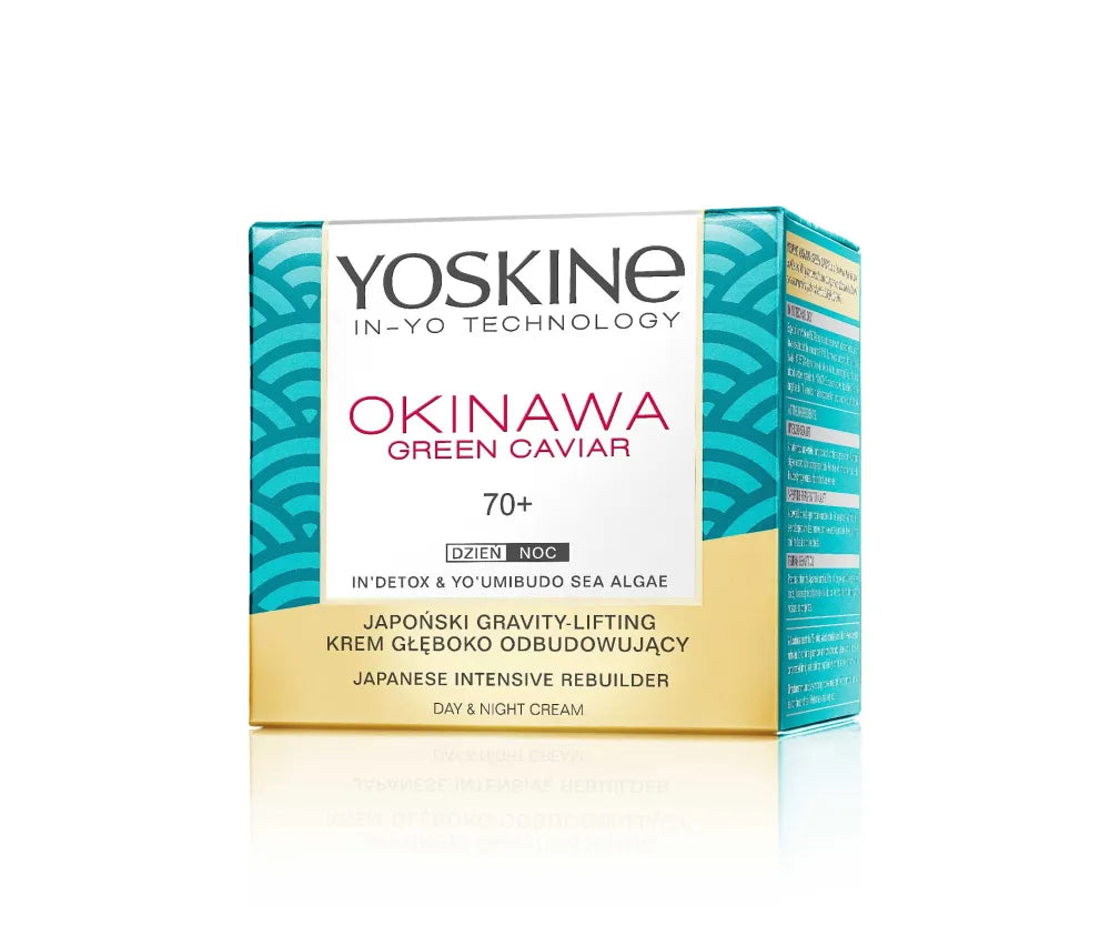 Yoskine Okinawa Green Caviar 70+ Giliai Atkuriantis Kremas Dienai ir Nakčiai 50ml - Kosmetika