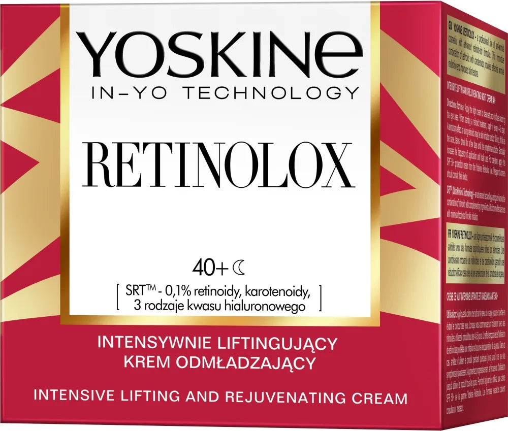 YOSKINE Retinolox Intensively Lifting Atjaunojantis Naktinis Kremas 40+ - Kosmetika