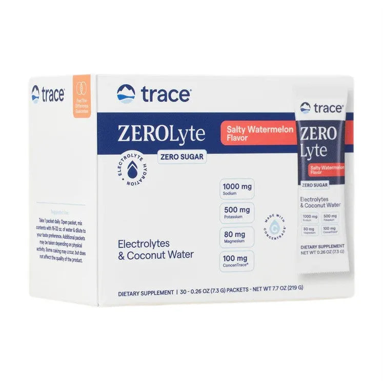 ZEROLyte Salty Watermelon - 30 packets - Trace Minerals - Papildai