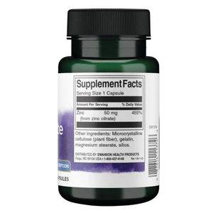 Zinc Citrate - Cinko citratas - Imunitetui - N60 - Swanson - Papildai